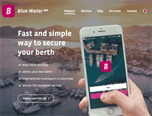 Tablet Screenshot of bluewaterapp.com